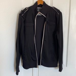 Express black track jacket